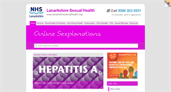 Desktop Screenshot of lanarkshiresexualhealth.org